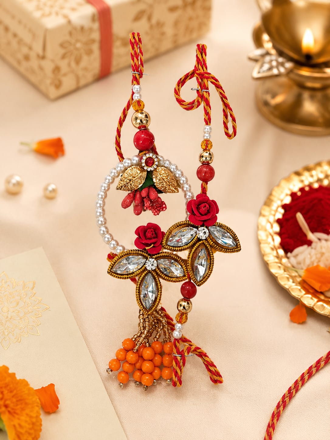 red rakhi red rakhi