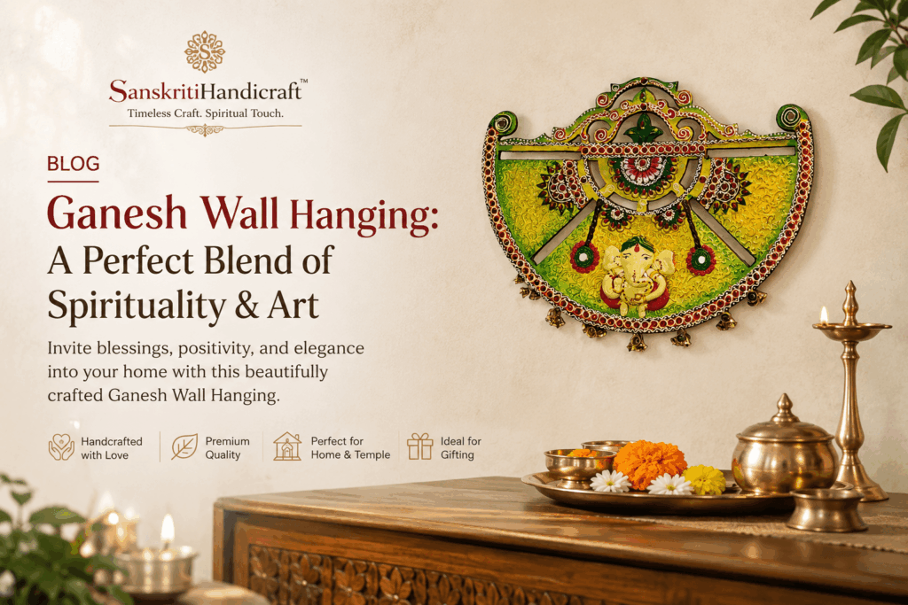 Ganesh Wall Hanging: Bring Prosperity, Positivity & Traditional Elegance to Your Home wall hanging